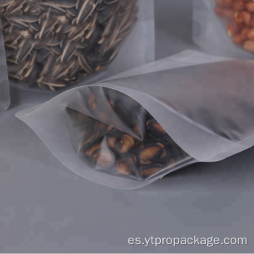 Bolsa de té de impresión personalizada que embala la bolsa transparente